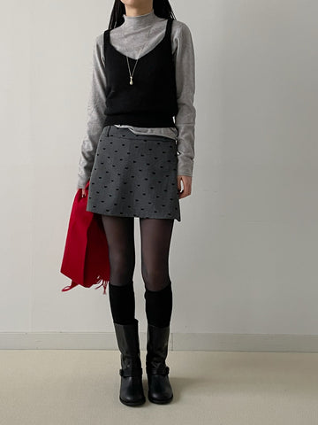 Alpaca Wool Knit Bustier